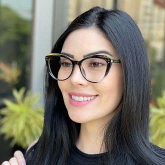 safine com br oculos feminino 2 em 1 clip on gatinho preto e azul amelia 4
