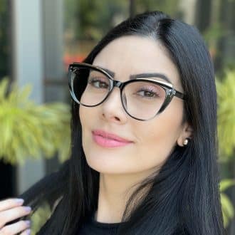 safine com br oculos feminino 2 em 1 clip on gatinho preto e azul amelia 5