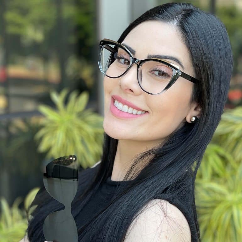 safine com br oculos feminino 2 em 1 clip on gatinho preto e azul amelia 7