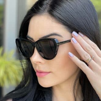 safine com br oculos feminino 2 em 1 clip on gatinho preto isis 2