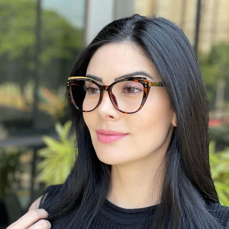 safine com br oculos feminino 2 em 1 clip on gatinho tartaruga amelia 4