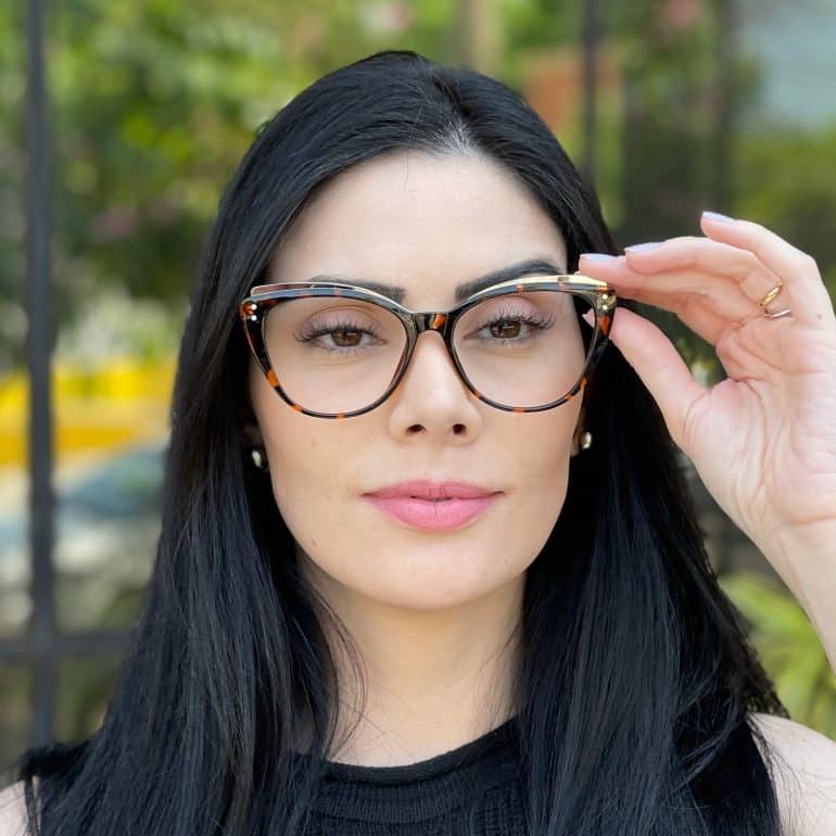 safine com br oculos feminino 2 em 1 clip on gatinho tartaruga amelia 7