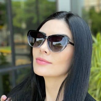 safine com br oculos feminino 2 em 1 clip on gatinho tartaruga azul isis 1