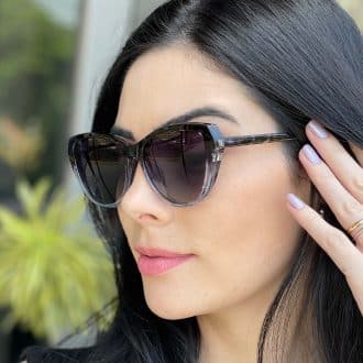 safine com br oculos feminino 2 em 1 clip on gatinho tartaruga azul isis 2