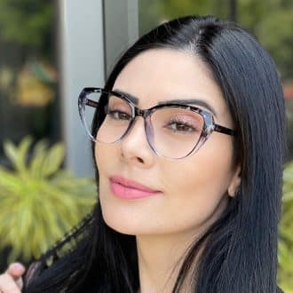safine com br oculos feminino 2 em 1 clip on gatinho tartaruga azul isis 5
