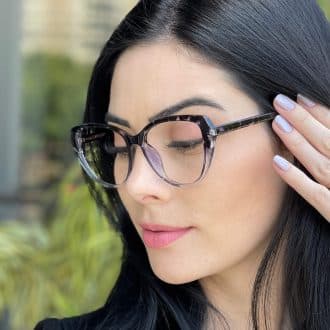 safine com br oculos feminino 2 em 1 clip on gatinho tartaruga azul isis 6