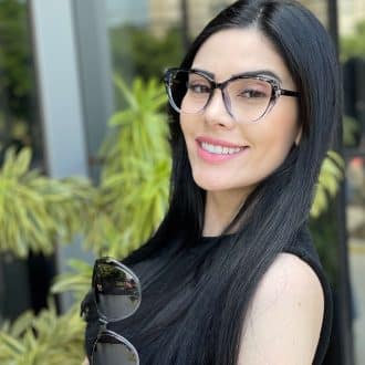 safine com br oculos feminino 2 em 1 clip on gatinho tartaruga azul isis 8