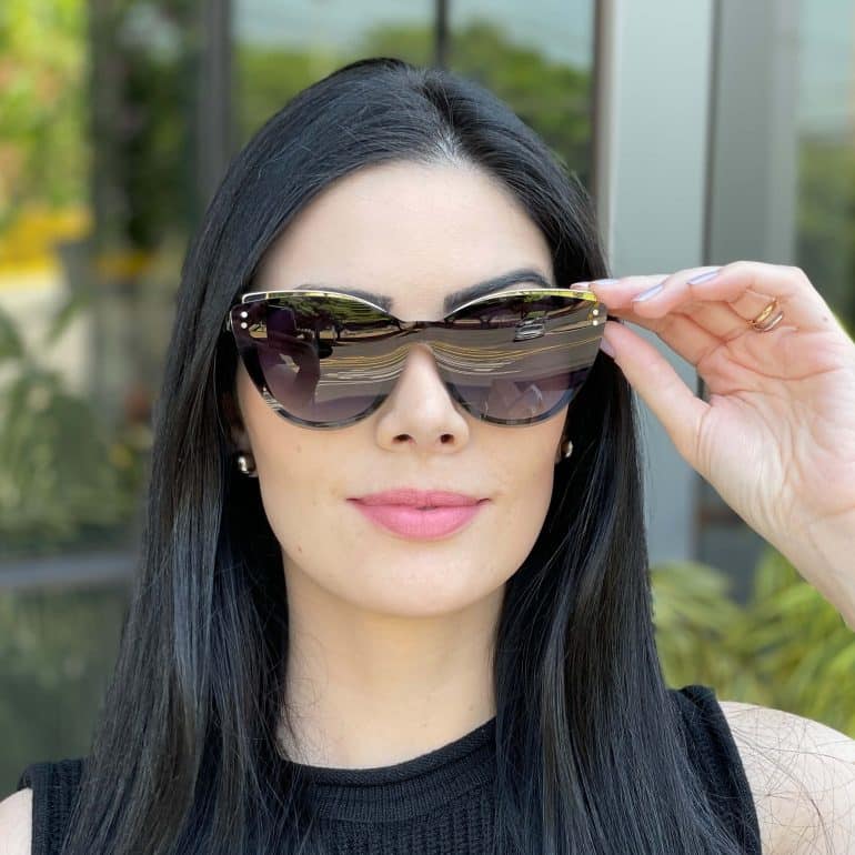 safine com br oculos feminino 2 em 1 clip on gatinho tartaruga e nude amelia 3