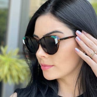 safine com br oculos feminino 2 em 1 clip on gatinho tartaruga isis 4