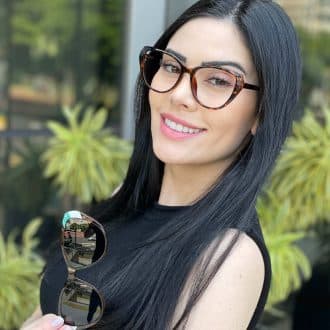safine com br oculos feminino 2 em 1 clip on gatinho tartaruga isis 7