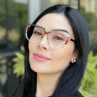 safine com br oculos feminino 2 em 1 clip on gatinho transparente e onca isis 4