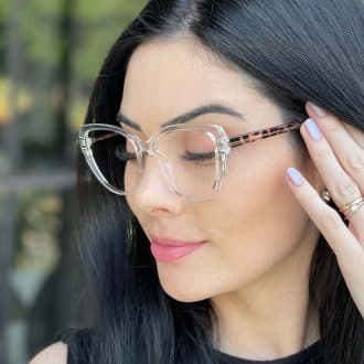 safine com br oculos feminino 2 em 1 clip on gatinho transparente e tartaruga isis 15