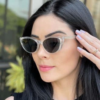 safine com br oculos feminino 2 em 1 clip on gatinho transparente joice 2