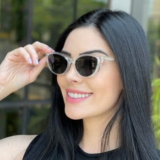 safine com br oculos feminino 2 em 1 clip on gatinho transparente joice