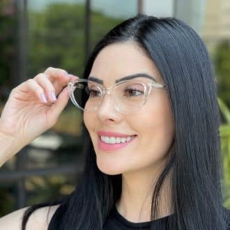 safine com br oculos feminino 2 em 1 clip on gatinho transparente joice 4