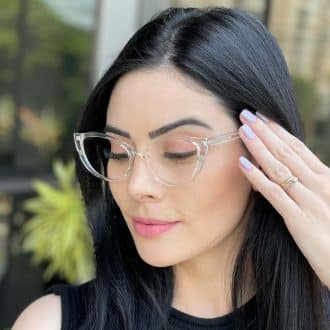 safine com br oculos feminino 2 em 1 clip on gatinho transparente joice 6