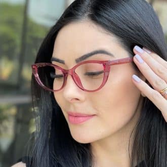 safine com br oculos feminino 2 em 1 clip on gatinho vinho joice 6