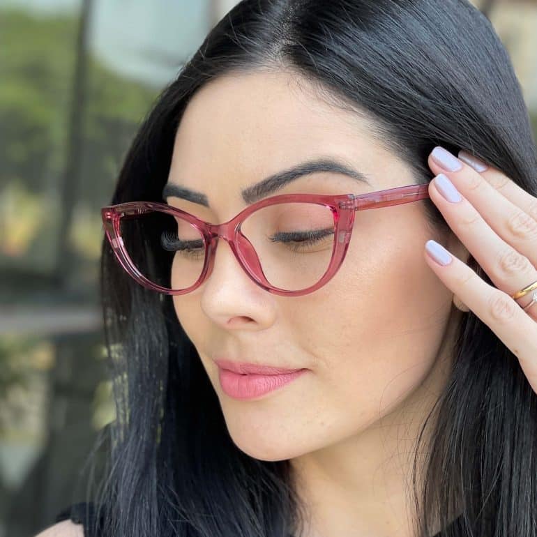 safine com br oculos feminino 2 em 1 clip on gatinho vinho joice 6