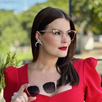 safine com br oculos 2 em 1 clip on gatinho rose elisa 1