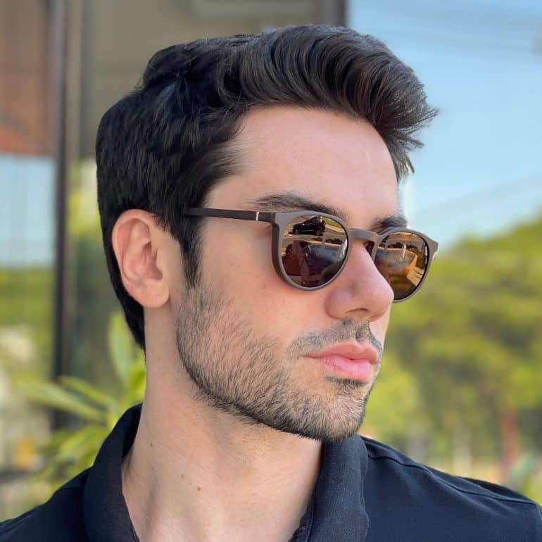 safine com br oculos 2 em 1 clip on masculino redondo marrom caleb 1