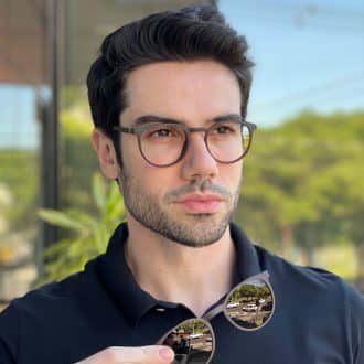 safine com br oculos 2 em 1 clip on masculino redondo marrom caleb 4