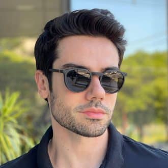 safine com br oculos 2 em 1 clip on masculino redondo preto caleb