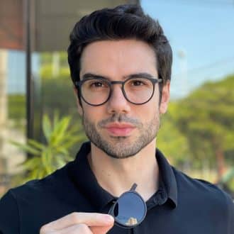 safine com br oculos 2 em 1 clip on masculino redondo preto caleb 7