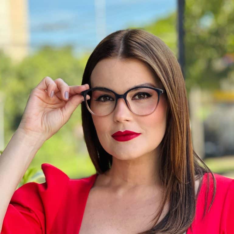 safine com br oculos 2 em 1 clip on redondo marrom degrade paloma 1