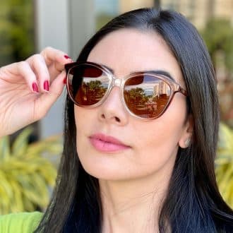 safine com br oculos 2 em 1 clip on redondo marrom e transparente paloma 1