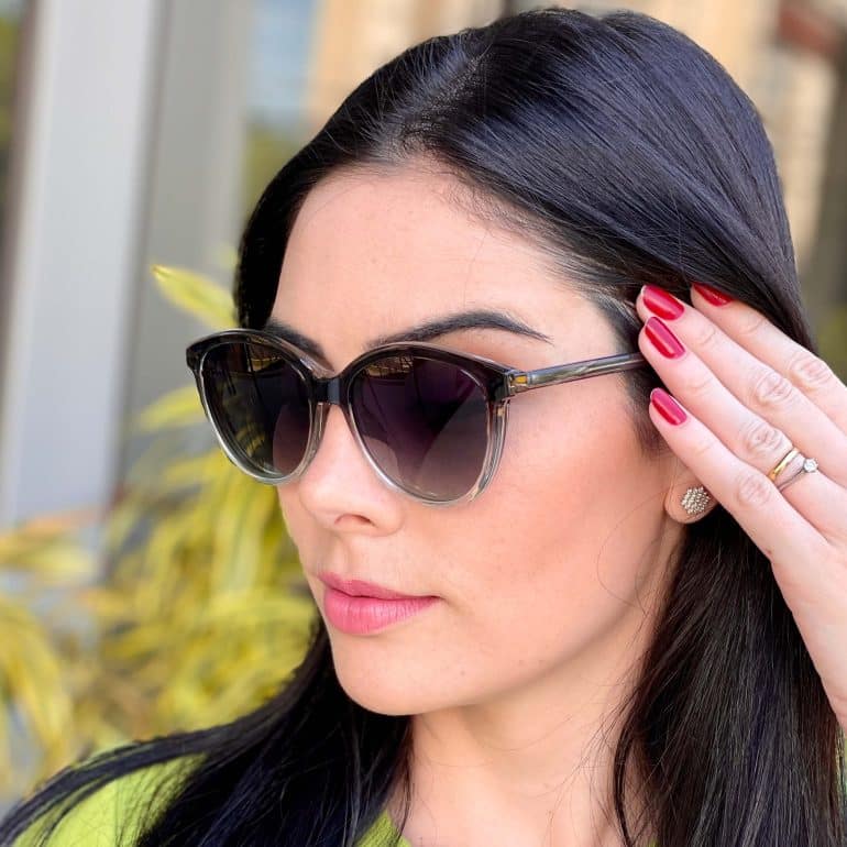 safine com br oculos 2 em 1 clip on redondo preto transparente paloma 2