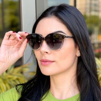 safine com br oculos 2 em 1 clip on redondo preto transparente paloma