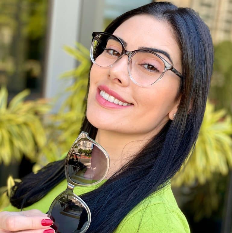 safine com br oculos 2 em 1 clip on redondo preto transparente paloma 4