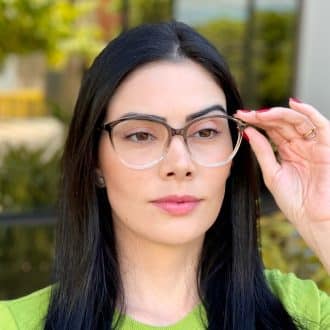safine com br oculos 2 em 1 clip on redondo preto transparente paloma 8