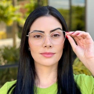 safine com br oculos de grau feminino gatinho branco e rosa eva 3