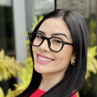 safine com br oculos de grau feminino hexagonal preto marcella