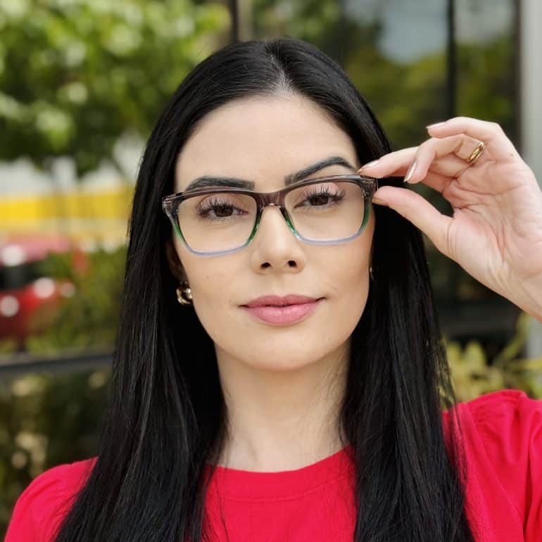 safine com br oculos de grau feminino quadrado colorido manu 2