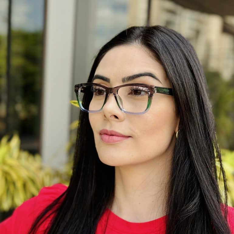 safine com br oculos de grau feminino quadrado colorido manu 3