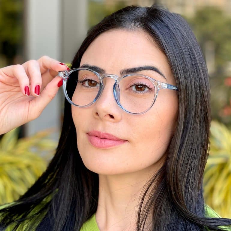 safine com br oculos de grau feminino redondo azul raissa 1