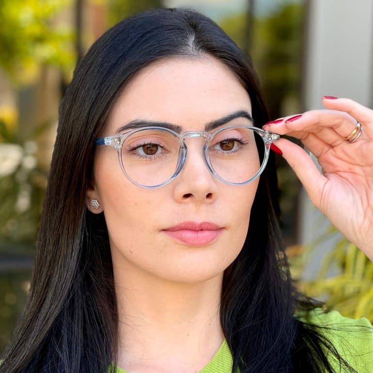 safine com br oculos de grau feminino redondo azul raissa 3