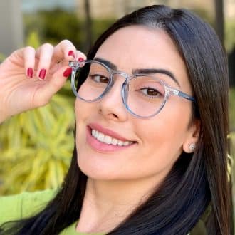 safine com br oculos de grau feminino redondo azul raissa 4