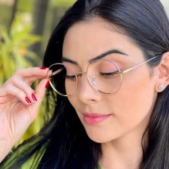 safine com br oculos de grau feminino redondo marrom mavi 2