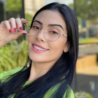 safine com br oculos de grau feminino redondo marrom mavi