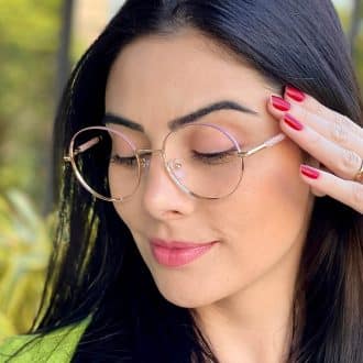 safine com br oculos de grau feminino redondo marrom mavi 4