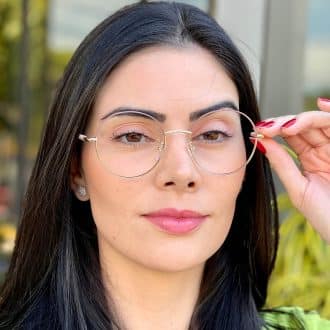 safine com br oculos de grau feminino redondo marrom mavi 5