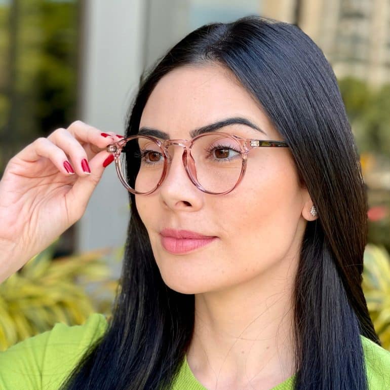 safine com br oculos de grau feminino redondo rose raissa