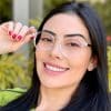 safine com br oculos de grau feminino redondo transparente raissa 4
