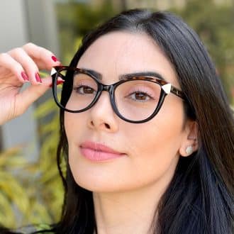 safine com br oculos de grau gatinho preto e tartaruga luciana 1