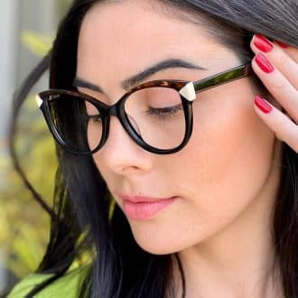 safine com br oculos de grau gatinho preto e tartaruga luciana 2