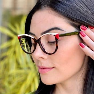 safine com br oculos de grau gatinho tartaruga e branco luciana 2