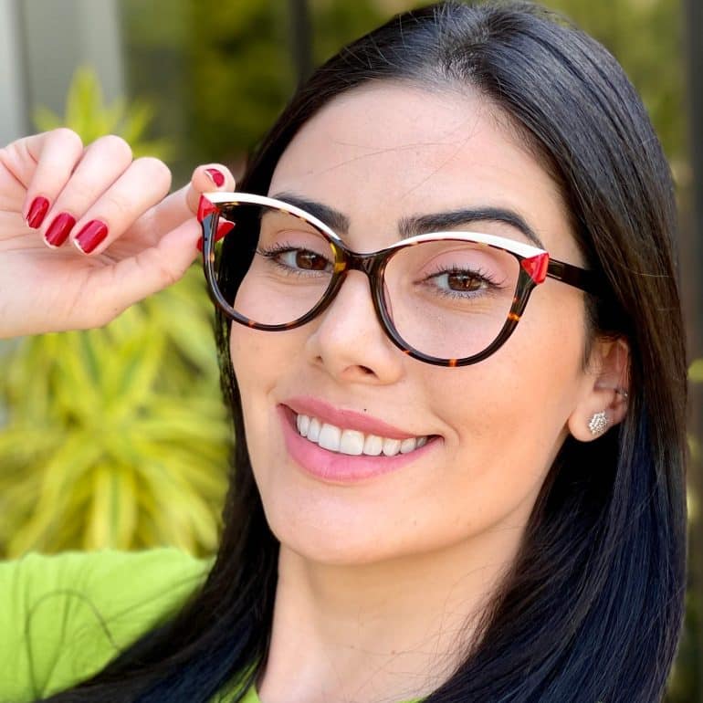 safine com br oculos de grau gatinho tartaruga e branco luciana 4